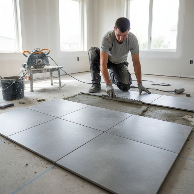 Travertine Floor Installation in Frederick, MD