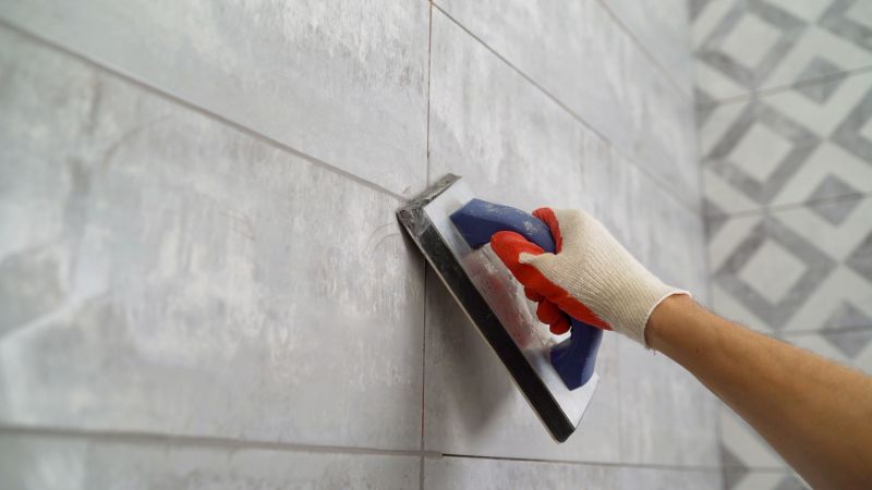 Secures tiles in place.